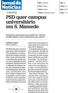 PSD quer campus universitário em S. Mamede